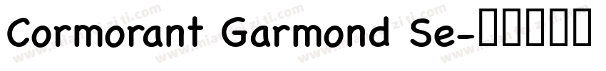 Cormorant Garmond Se字体转换